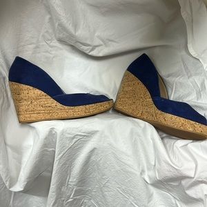 Via Spiga Peep Toe Wedges